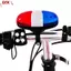 Đèn led cảnh sát xe đạp ECK 6 + 4 tiếng còi báo động lớn et chuông còi xe đạp Nóng