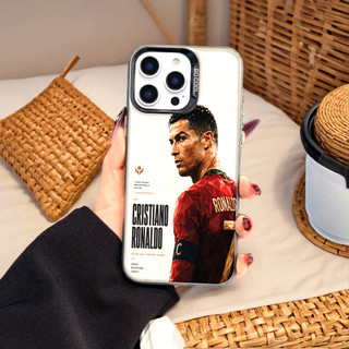 Ốp Lưng iPhone Cristiano Ronaldo No.7 Cho iPhone 17 7 8 xs xr 11 12 13 14 15 16 Pro Max Plus CR7 Ốp lưng TPU mềm