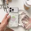 Dâu tây bột nhạt Đối với trường hợp iPhone 17pro iphone16/15/14p13/12/11 chống rơt