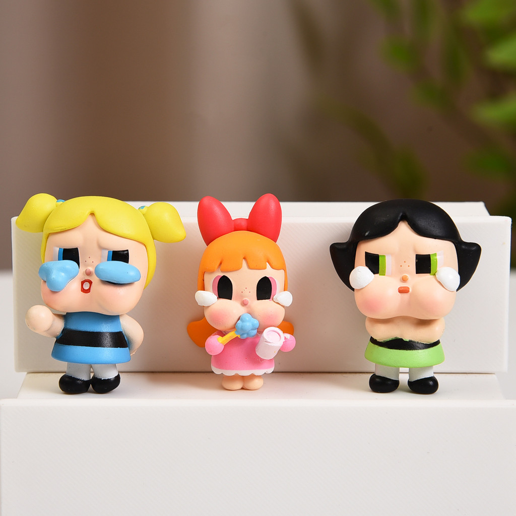 POP MART Powerpuff Girls Series Phụ kiện giày DIY dễ thương, phù hợp cho CROCS, có thể tháo rời