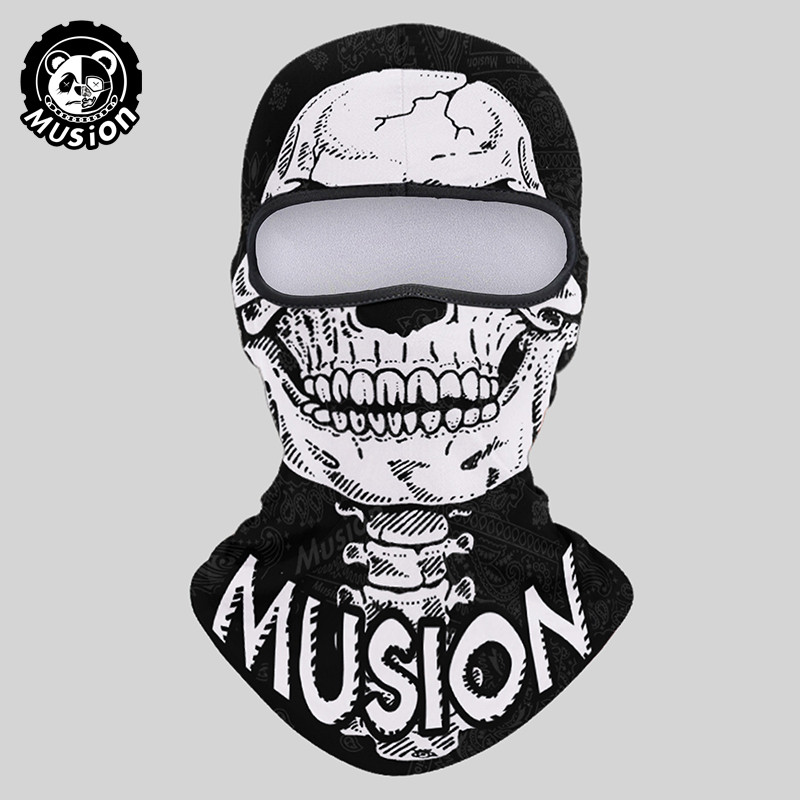 Mặt nạ toàn mặt Musion Skull Balaclava - Chống nắng và chống bụi dành cho người đi xe đạp ngoại trời