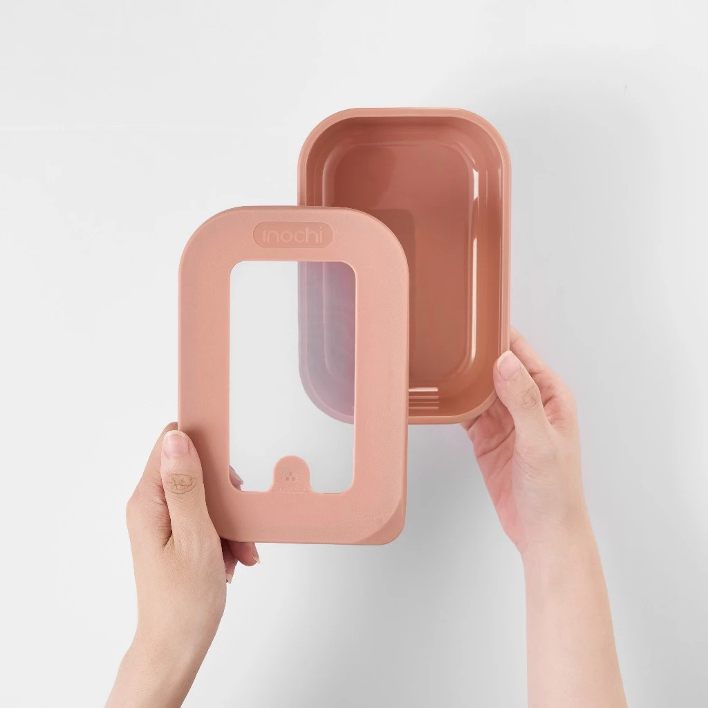 [MÃ MỚI] Hộp bảo quản thực phẩm Inochi nắp silicone, nhựa PP an toàn, tiện dụng