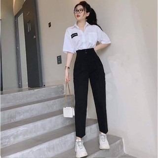 [Combo 2q tặng kèm dây lưng] Quần tây nữ đi học - Thiết kế đơn giản và thời trang cho cô gái trẻ