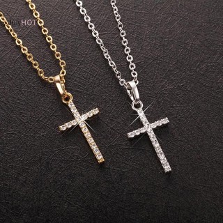 Mặt dây chuyền pha lê hình Thánh giá Jesus - Quà tặng thời trang