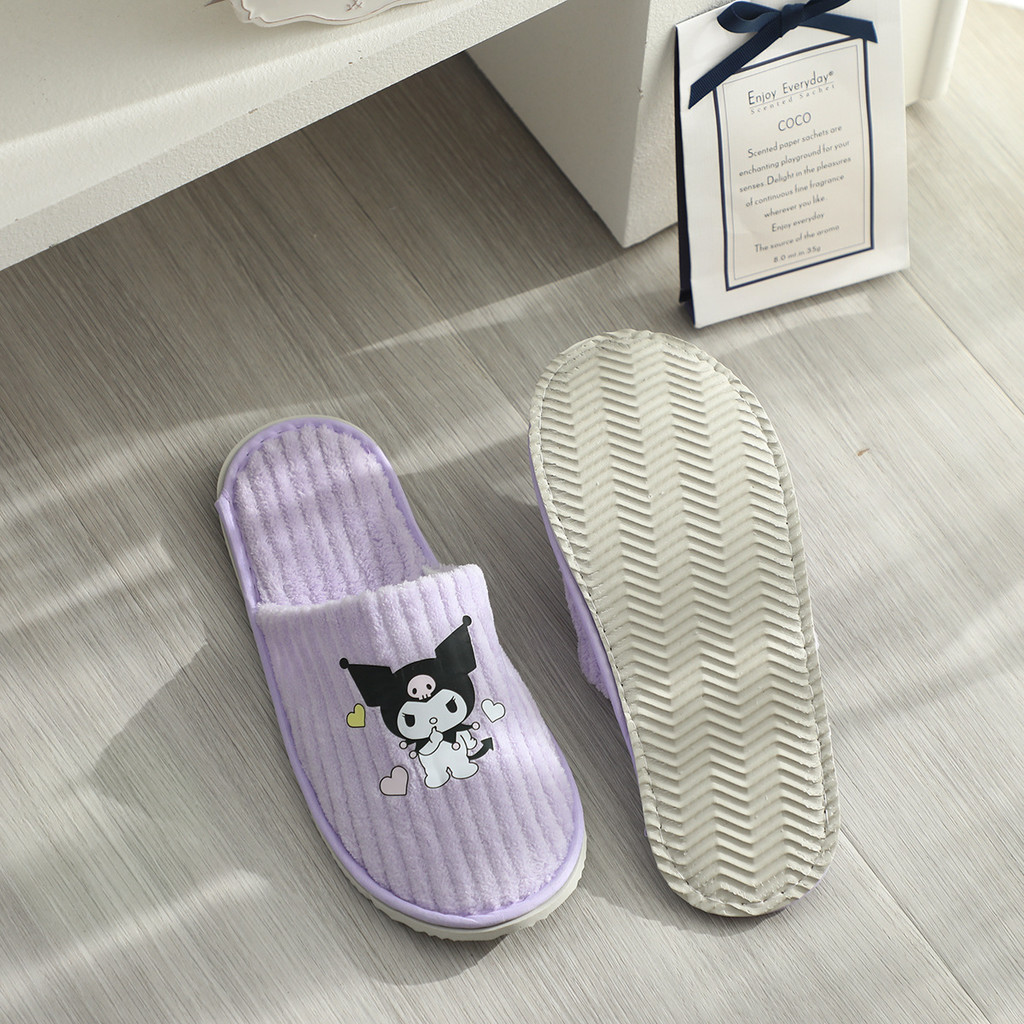 Chất Lượng Cao Dễ Thương Sanrio Chống Trơn Trượt Nhà Khách sạn B & B Dép Trong Nhà Hoạt Hình Dùng Một Lần