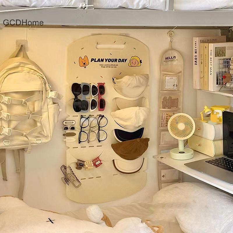 GCDHome Nỉ Mũ Tổ Chức Bao Lưu Trữ Móc Treo 6 / 12 Túi Mũ Hiển Thị Giá Đa Năng Dung Tích Lớn Cho Cửa Tường Tủ Quần Áo HOT