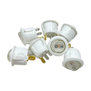 K KCD6 Rocker Switch có đèn 10A250V Điều khiển nguồn 3 chân Nút công tắc nguồn 2 tốc độ Khởi động TQOO