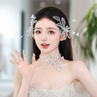 Phụ kiện đám cưới cao cấp - Mũ tua rua cho cô dâu
