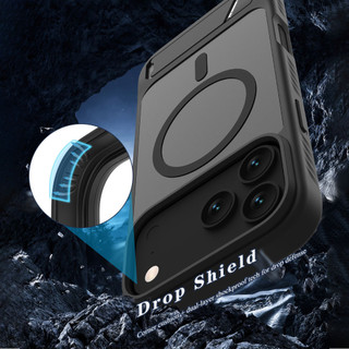 Ốp điện thoại đứng từ tính Lereach cho iPhone 17 Pro Max / iPhone Air / 17 Pro / 17 Bảo vệ thả, Chân đế có thể điều chỉnh