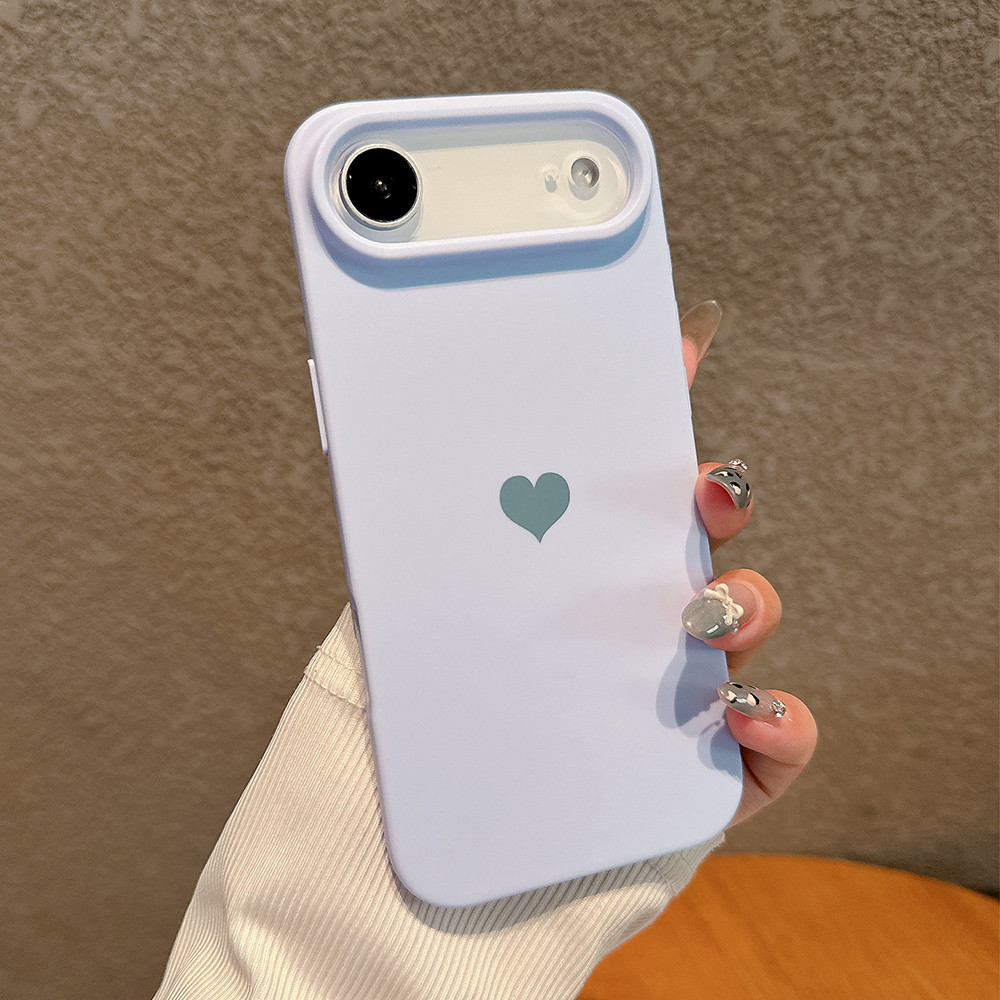Ốp Điện Thoại Mềm Trái Tim Tình Yêu Cho iPhone 17ProMax 16Plus 15 14 13 12 11 Vỏ Chống Sốc