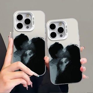 Ốp Lưng iPhone Hình Cặp Đôi Hôn Nhẹ Ngọt Ngào - Tương Thích 16/15/14/13/12/11 Pro Max, XS Max, X