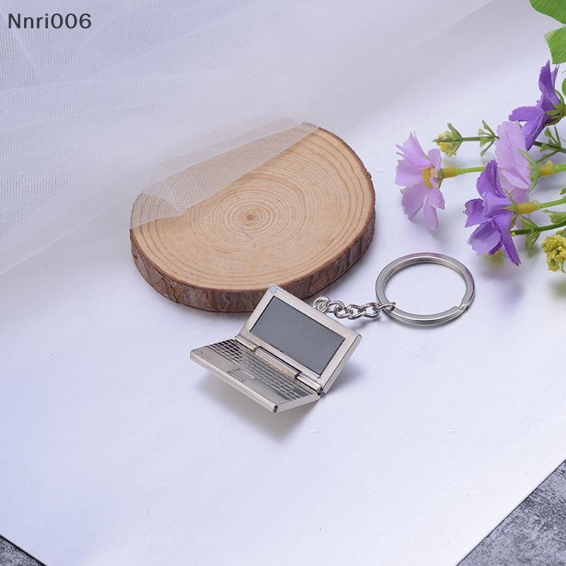 [Nnri006] Móc khóa túi đựng máy tính xách tay mô phỏng kim loại sáng tạo [Vn]
