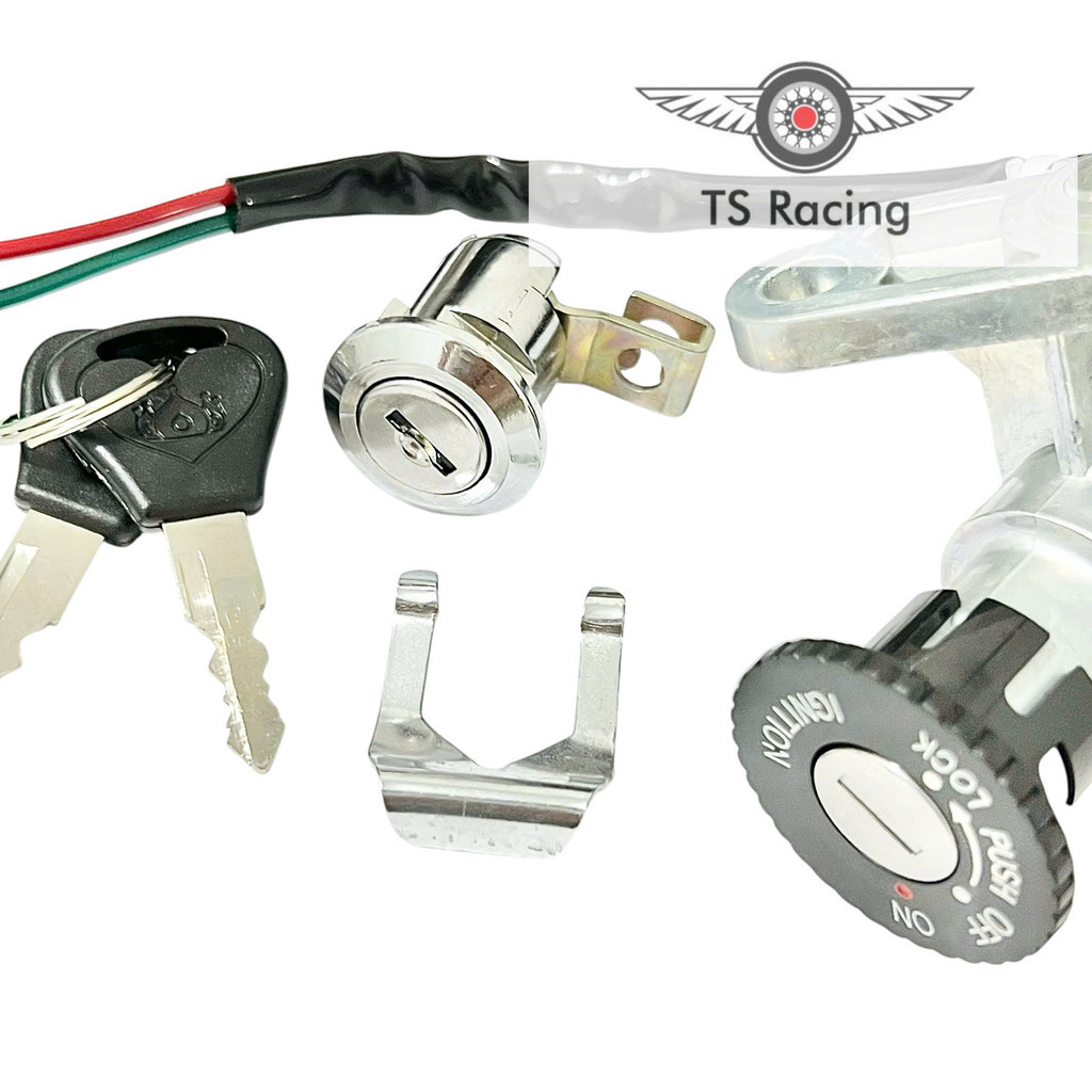 Bộ ổ khoá trước sau suzuki smash 110 vương niệm