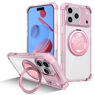 Từ Túi Khí Đứng Giá Đỡ Ốp Lưng iPhone 17 16 15 Plus 11 12 13 14 Pro Max Giá Đỡ Xoay Trong Suốt Vỏ Giáp