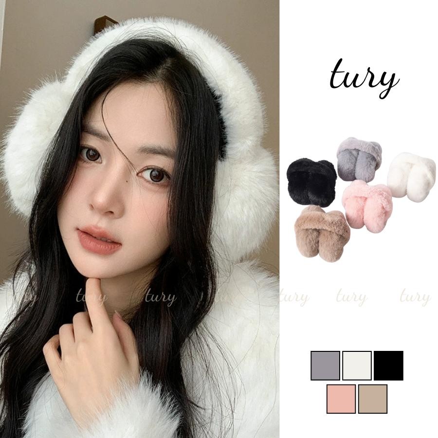 Bông chụp tai giữ ấm Unisex Nam Nữ - Tury - Chụp Tai Bông Giữ Ấm Trơn Phong Cách Hàn Quốc - BT001