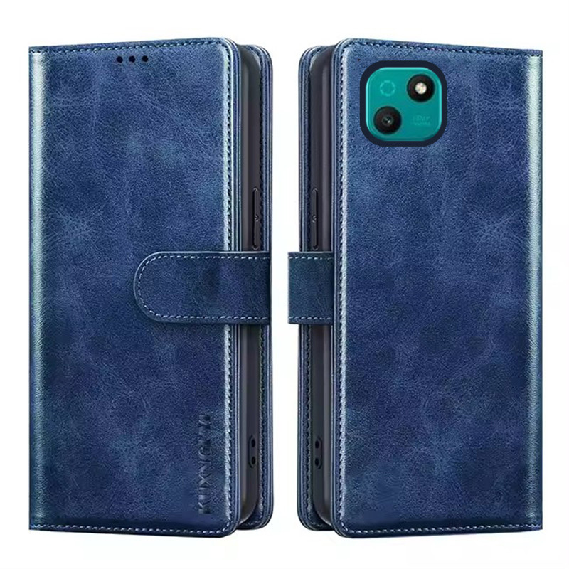 Ví đựng điện thoại cho Wiko T10 có ngăn đựng thẻ Vỏ chống sốc bằng da lật từ tính