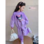 ​Áo nỉ chuyển màu cho bé gái Bộ đồ thể thao Kuromi Size 90-140​ YFIXX