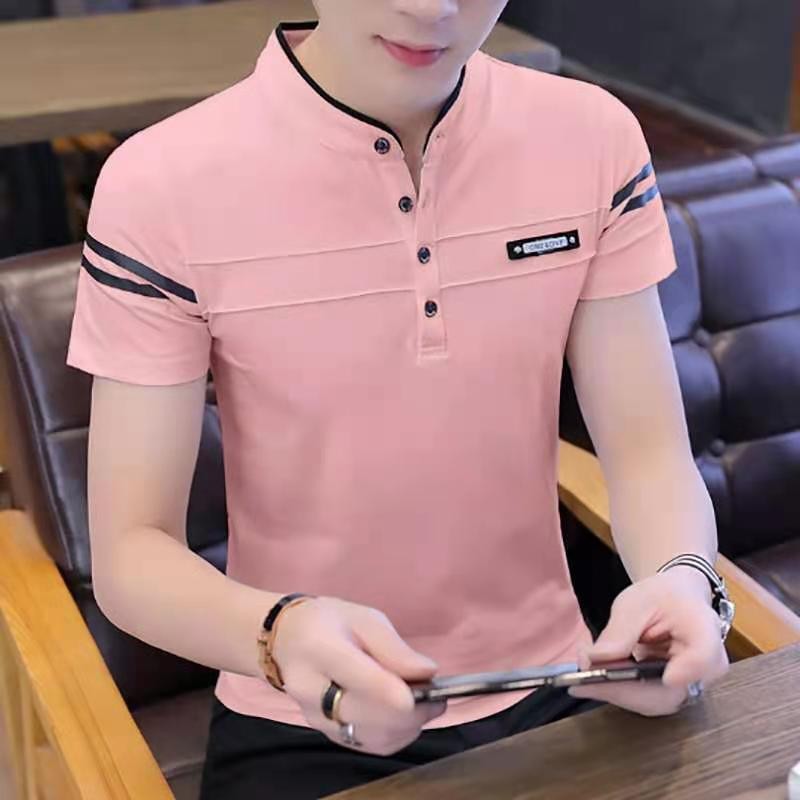 Áo Polo Nam Ngắn Tay Mùa Hè Phong Cách Hàn Quốc