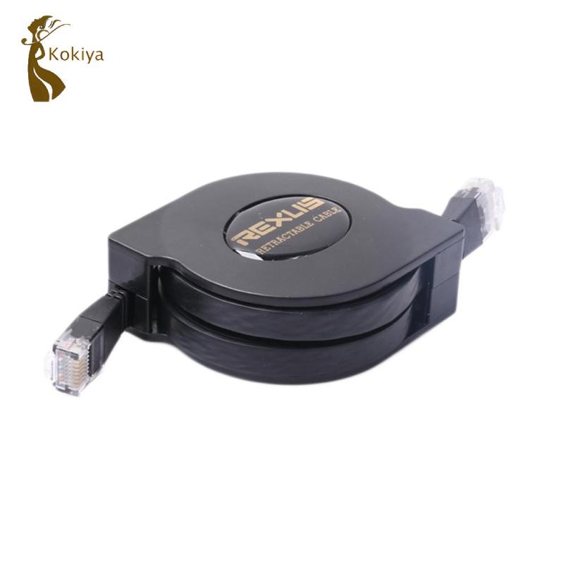 Cáp có thể thu vào kokiya Cat-6 Gigabit Ethernet cho bộ định tuyến Wifi Mạng LAN 1m