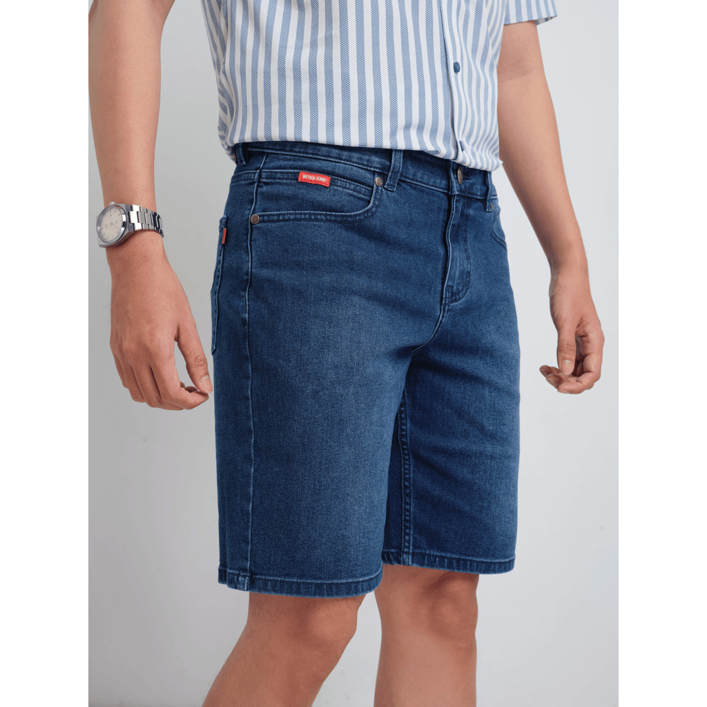 Quần Short Jean VIETTIEN SMART CASUAL vải Cotton form REGULAR VT00000512