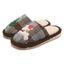 XIXITIAO Dép cotton nữ cho phòng ngủ mùa đông, hình chó cây thông Noel, giữ ấm sáng tạo