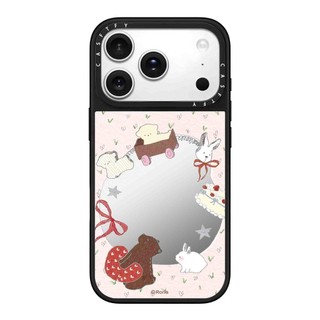 Ốp Điện Thoại Cứng Gương Chú Chó Anh Đào Từ Tính Cho iPhone 17 Pro Max 17 Air 16 Plus 15 14 13 12 11 Vỏ Chống Sốc