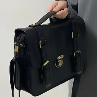 Túi đeo chéo khóa cổ điển mùa thu đông
