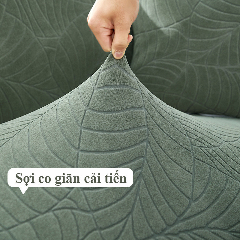 Vỏ Bọc Sofa Có Nệm Rời, Vỏ ghế sofa bọc nệm, Vải Jacquard Co Giãn Thoáng Mát, Chống Thấm Nước