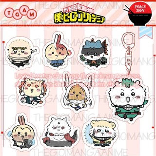 (CHIIKAWA) Móc khóa BOKU NO HERO ACADEMIA Học Viện Anh Hùng in hình anime chibi