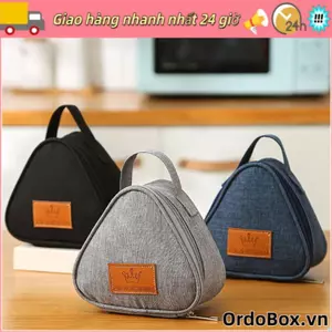 Túi cách nhiệt hình tam giác ORDOBOX, Tote ăn trưa làm mát nhiệt bền Mini, Hộp cơm trưa di động bằng lá nhôm