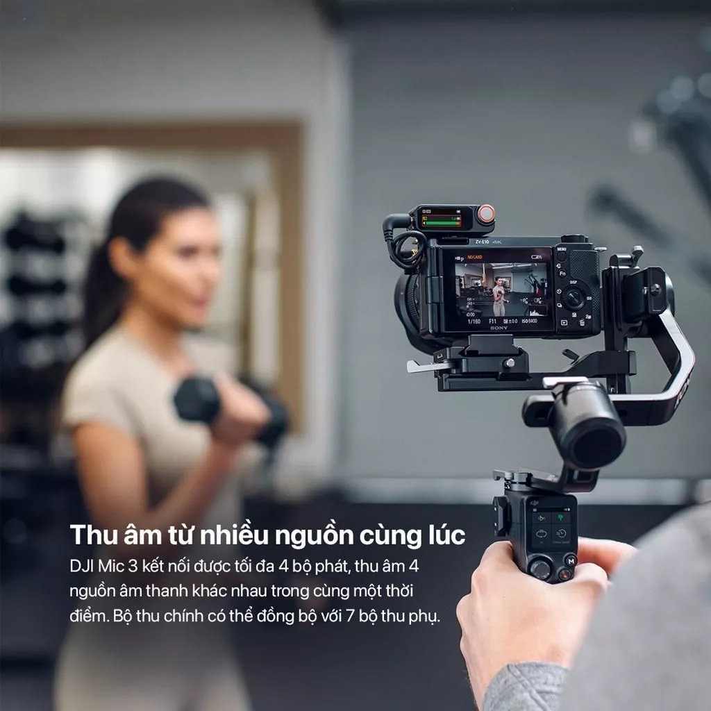 DJI Thiết Bị Quay Vlog DJI Mic 3 Thu Âm Gọn Nhẹ Khử Ồn Thông Minh, Camera Hành Động (DJI Mic 3)