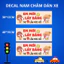EM MỚI 9 LẦN MỚI ĐỖ, Em Mới Lấy Bằng, Tập Lái, Em Lái Mới Xin Thông Cảm, Tem Dán Xe Ô Tô - 3168
