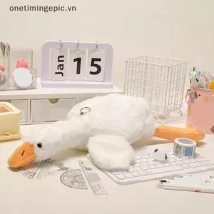 VFZ Hoạt Hình Ngỗng Trắng Sang Trọng Túi Bút Ngộ nghĩnh Sinh Viên Động Vật Bút Chì Trường Hợp Thời Trang Văn Phòng Phẩm Túi Bảo Quản Dễ Thương Túi Đựng Bút Chì Quà Tặng OTE