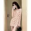 Áo Vest cổ chữ V ngọt ngào cổ chữ V có dây buộc cho nữ không tay Retro Phong cách mới Tính khí mùa hè Sli