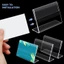 PYCOU 10 Cái Giá đỡ nhãn nhỏ, Giá đỡ kẹp thẻ hình chữ L Acrylic, Giá đỡ thẻ ký cỡ nhỏ