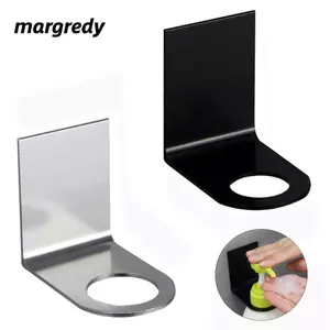 MARGREDY 1 Hộp Đựng Xà Phòng Đồ Dùng Nhà Bếp Bền Chai Móc Treo Đứng Không Đục Lỗ