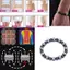 PNPIA- Từ Hematite Bla Hạt Co Giãn Chăm Sóc Sức Khỏe Vòng Tay Nam Lắc Tay Trang Sức
