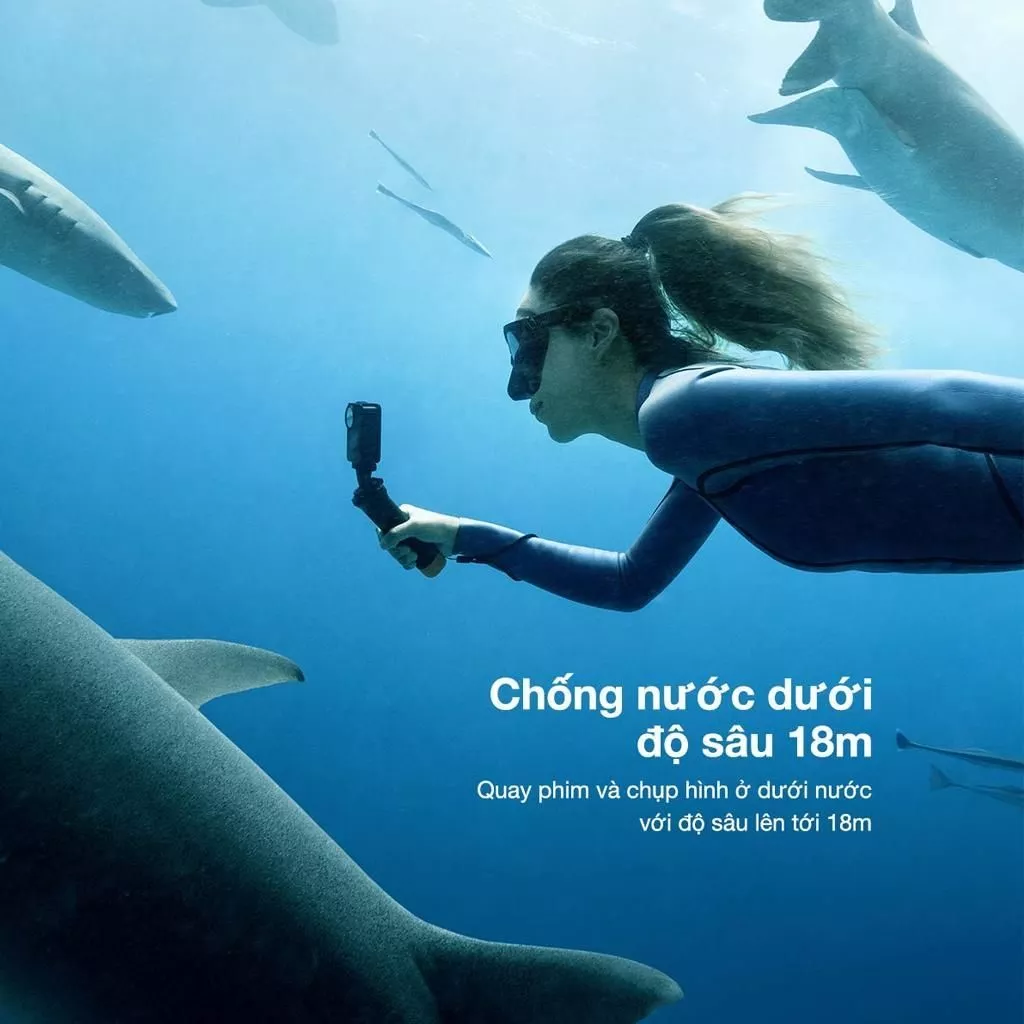 Camera Hành Động DJI Osmo Action 4 Máy Quay Hành Trình 4K,Góc Siêu Rộng, Hoạt Động Tốt Nhiệt Độ Thấp