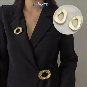 E-WOITD Punk Phong Cách Thổ Cẩm Unisex Nữ Hình Học Heave Kim Loại Cứng Ro Phong Cách Đảng Thổ Cẩm Chân Quà Tặng E-WOITD