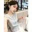 2026 Bộ đồ hai mảnh màu hồng phong cách Hàn Quốc Áo vest không tay có áo sơ mi mỏng Áo vest giảm tuổi mùa hè