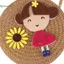 BeautifulHomeA Trẻ Em Hoa Cô Gái Ống Hút Túi Đeo Ngang Handmade Dệt Túi Túi Rơm Túi Đeo Vai Trẻ Em Mùa Hè Ví Đựng Tiền Xu VN