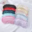 Silk Ruffle Mặt nạ mắt khi ngủ Bảo vệ mắt Du lịch Mềm mại che mắt Vỏ mắt Nhiều màu Miếng dán mắt dành cho người phụ nữ