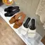 TT Mũi Vuông Flip-Flops Giày Nữ Gót Mèo Mules Dép Tính Khí Dép Mùa Hè Phong Cách Mới Phù Hợp Với Da Thật Thời Trang Dép