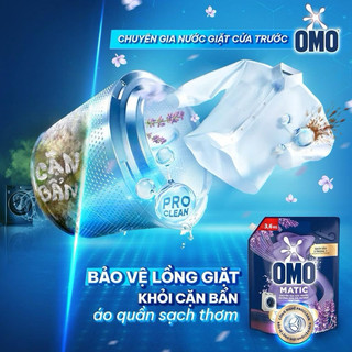 Omo Matic chuyên gia cửa trước  hương hoa oải hương thư thái 3.6kg.
