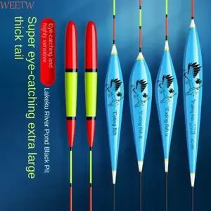 WEETW Nano Fishing Float, Phao đứng tổng hợp nổi lớn, Đồ câu cá Ổn định Nhựa chất lượng cao Câu cá Bobber Nước ngọt