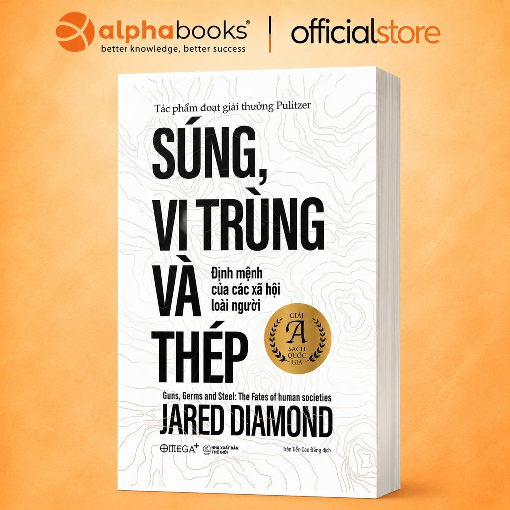 Sách - Súng, Vi Trùng Và Thép - Jared Diamond (Omega Plus)