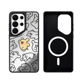 Từ Nàng Tiên Cá Đuôi Dòng Gương Chó Cứng Phone Case Cho Samsung Galaxy S26 25 24 23 UItra S26 25 24 23 Plus Vỏ Bảo Vệ Chống Sốc
