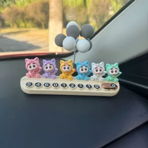 Crayon Shin-Chan Xe Tạm Thời Đỗ Xe Biển Số Di Chuyển Xe Tấm Điện Thoại Xe Di Chuyển Biển Số Phụ Kiện Nội Thất Ô Tô Đồ Trang Trí Nữ 26.3.22