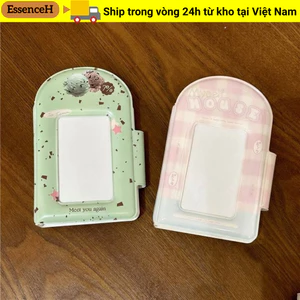 ESSENCEH Album Kpop, 32 Túi Đựng Photocard Mini, Quà Tặng Sách Thẻ Nhỏ 3 inch