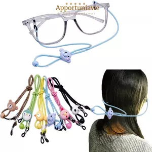 Dây đeo kính cổ treo IAPPORTUNIA, Dây đeo kính co giãn chống mất, Dây đeo kính mắt Quà tặng Giáng sinh Kính mắt Dây giữ kính Trẻ em Trẻ em